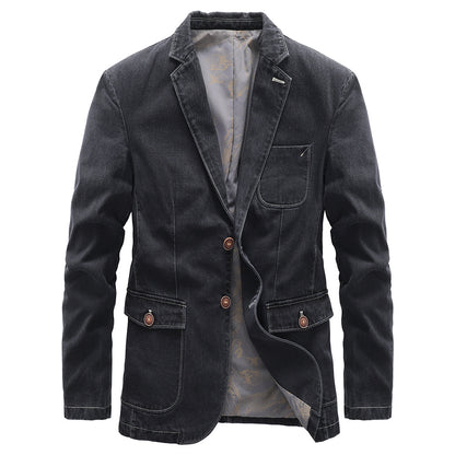 Slim Fit Denim Jacket for Men