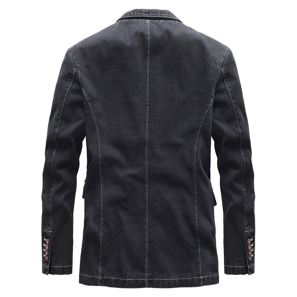 Slim Fit Denim Jacket for Men