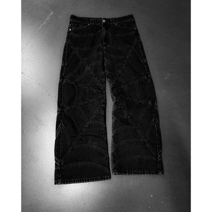 Slim-fit denim-like pants