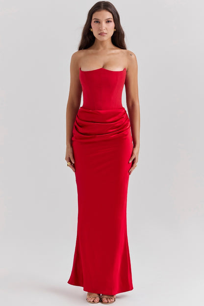 Slim-fit Fishtail Strapless Dress