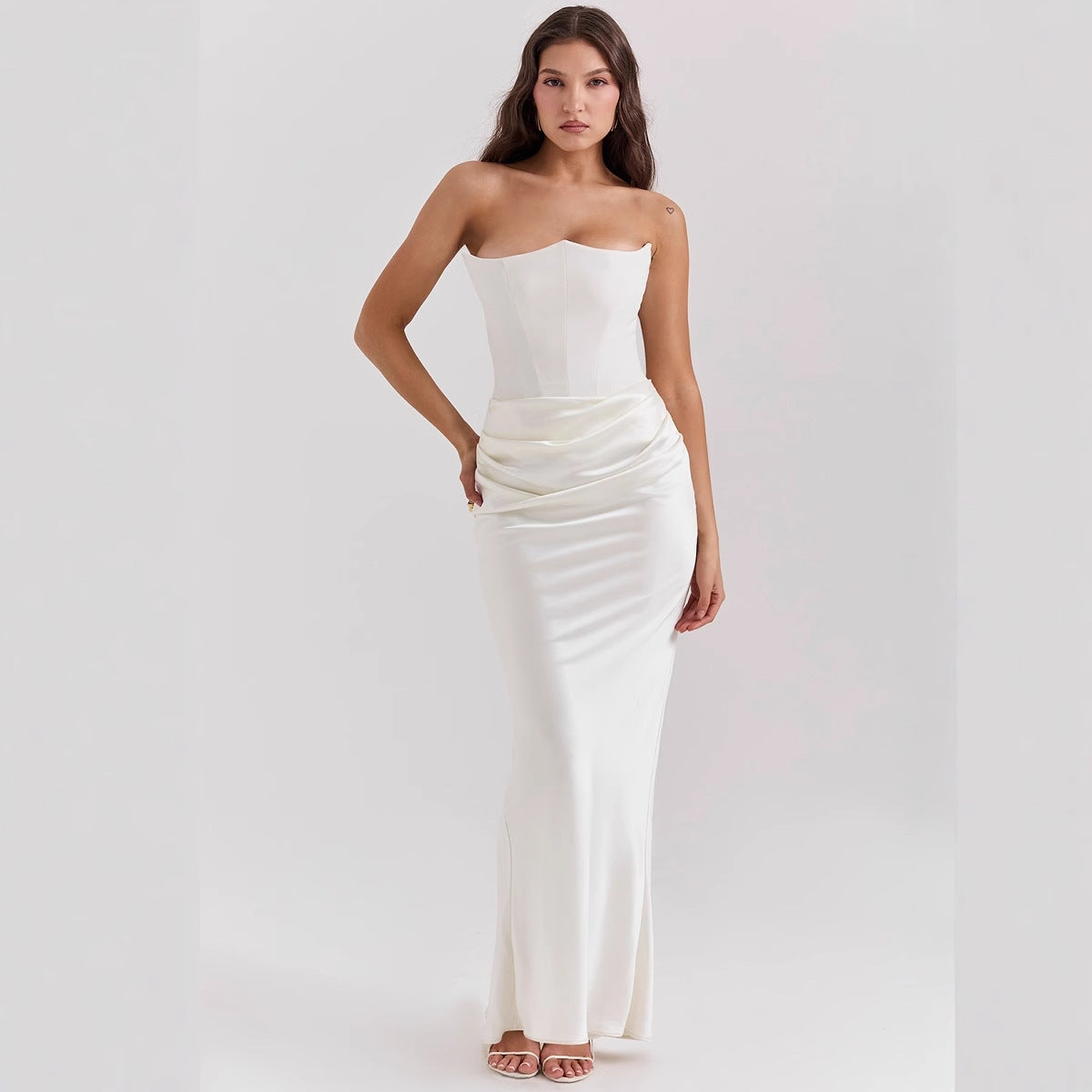 Slim-fit Fishtail Strapless Dress