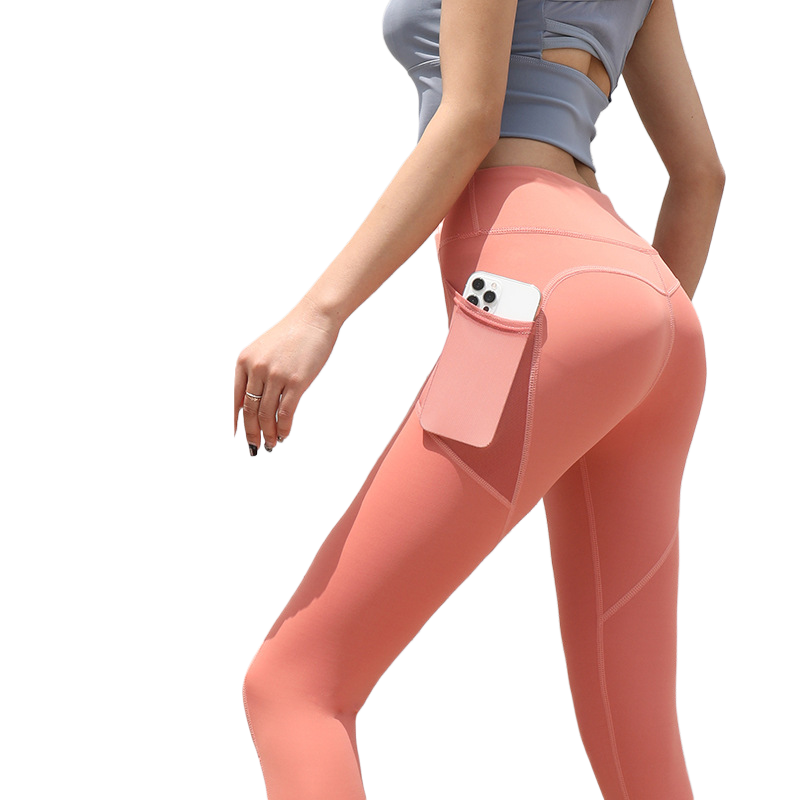 Slim-fit High Waist Yoga Pants Quick-dry Sports Fitness Running Pants