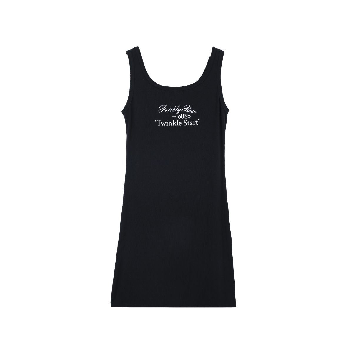 Slim Fit Letter Print Sling Dress