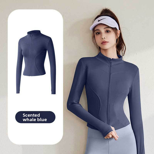 Slim-fit Long Sleeve Yoga Jacket
