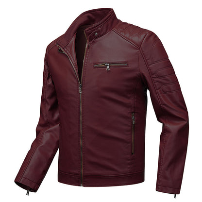 Slim Fit Men's Leather Jacket