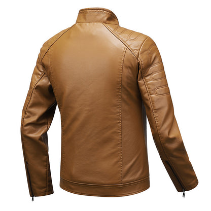 Slim Fit Men's Leather Jacket