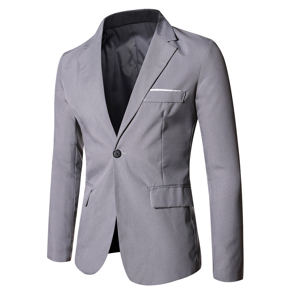 Slim Fit Mens Casual Suit Jacket