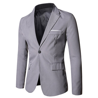 Slim Fit Mens Casual Suit Jacket