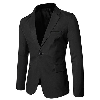 Slim Fit Mens Casual Suit Jacket