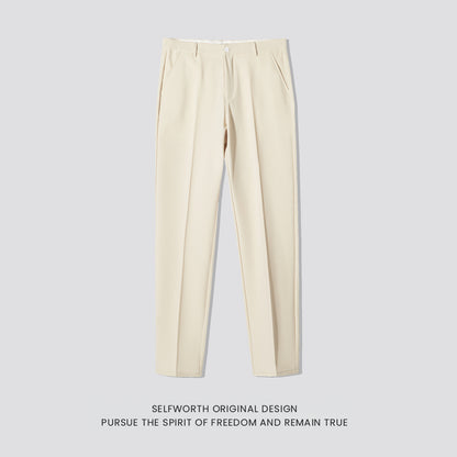 Slim-Fit Mens Casual Trousers