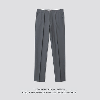Slim-Fit Mens Casual Trousers