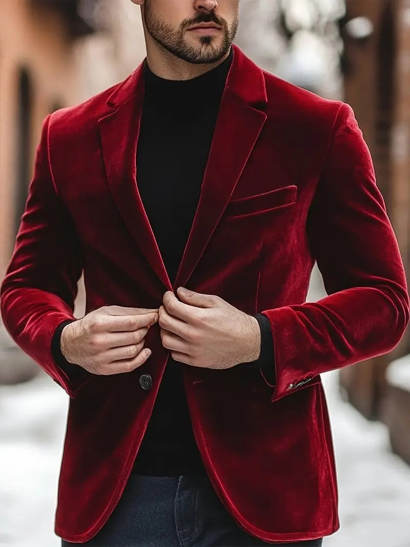 Slim Fit Mens Formal Suit Jacket