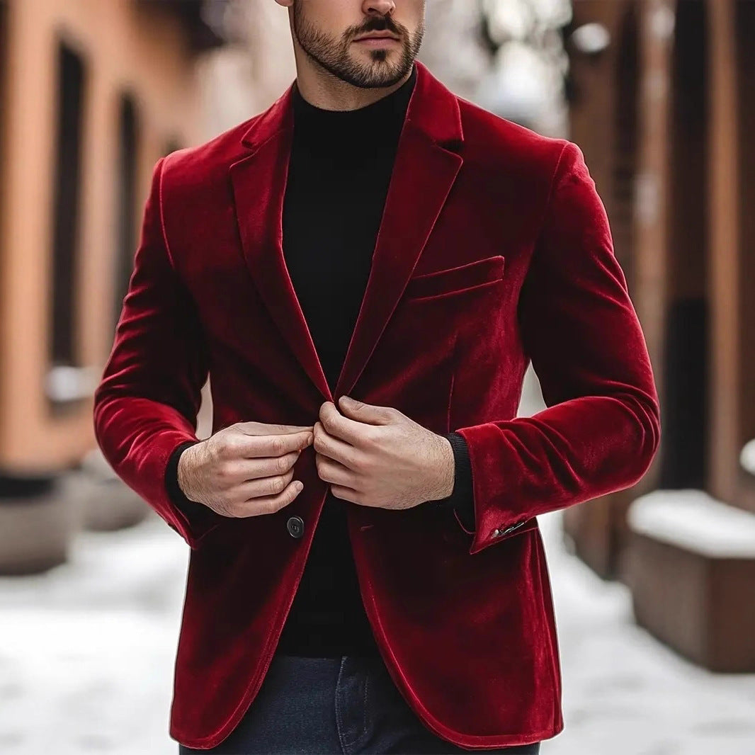 Slim Fit Mens Formal Suit Jacket