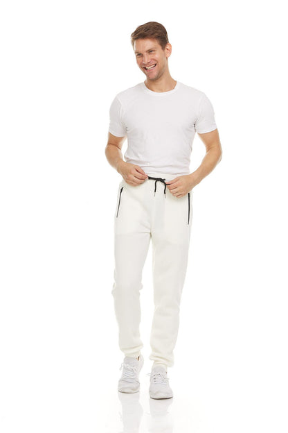 Slim Fit Mens Sports Pants with Tapered Leg