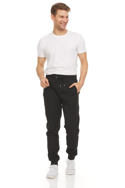 Slim Fit Mens Sports Pants with Tapered Leg