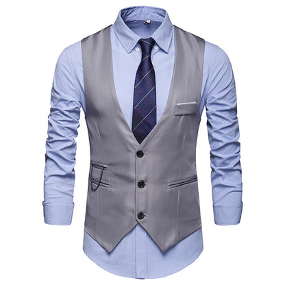Slim Fit Mens Suit Vest