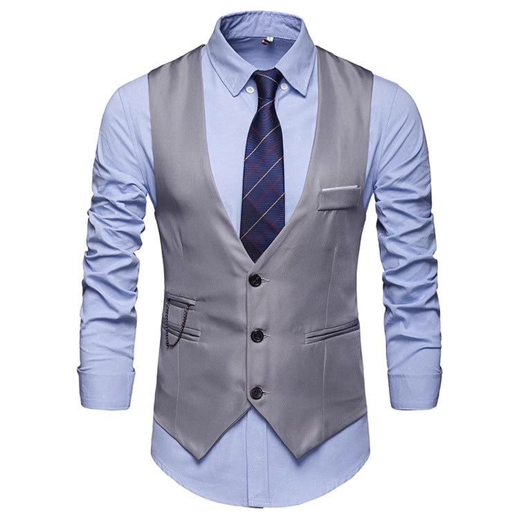 Slim Fit Mens Suit Vest