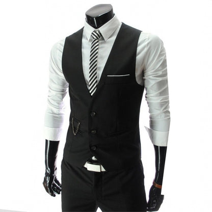 Slim Fit Mens Suit Vest