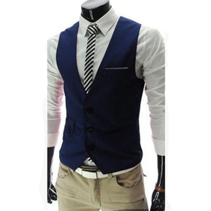 Slim Fit Mens Suit Vest