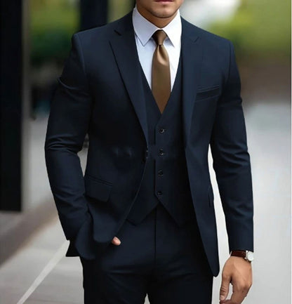 Slim Fit Mens Three Piece Suit