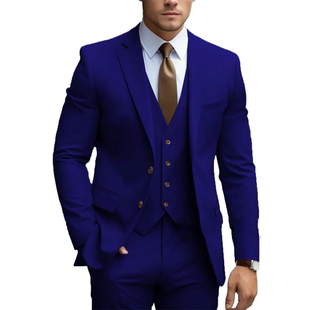 Slim Fit Mens Three Piece Suit