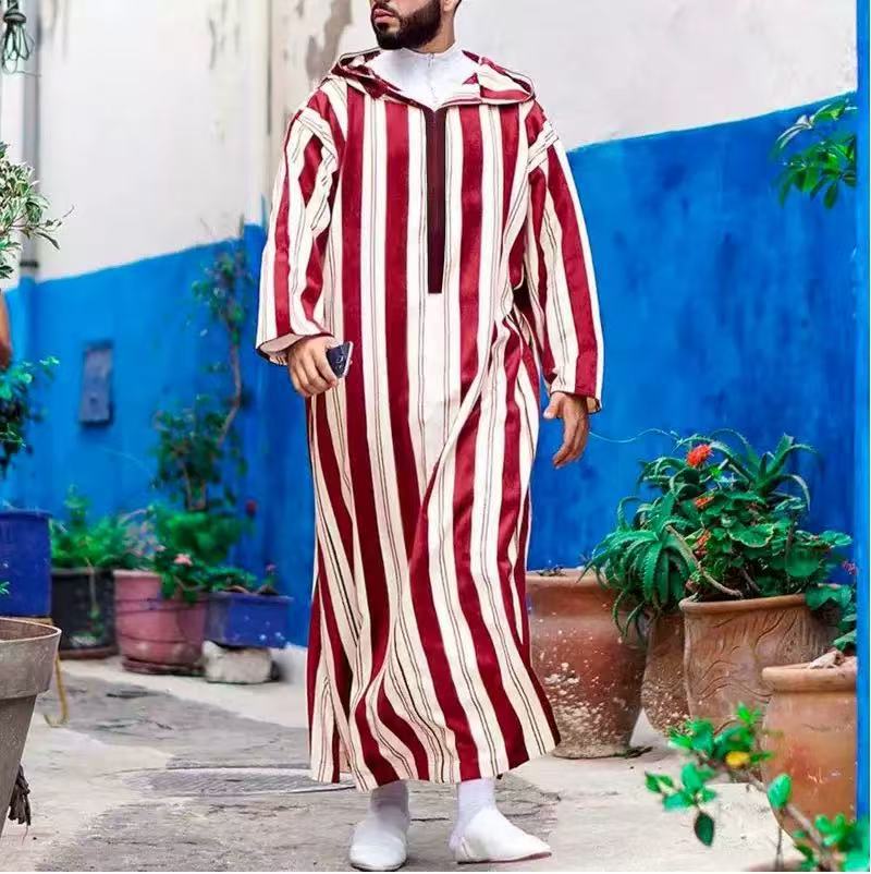 Slim Fit Muslim Robe Shirt