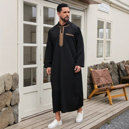 Slim Fit Muslim Robe Shirt