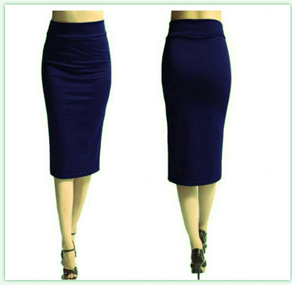 Slim Fit Pencil Skirt
