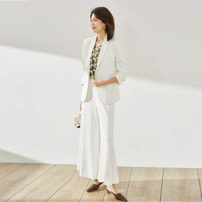 Slim Fit Single-Breasted Womens Blazer