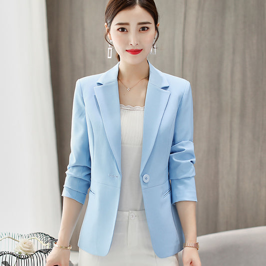 Slim-fit Slimming Short Jacket