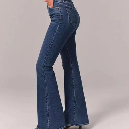 Slim-Fit Stretch Women's Jeans with Vintage Wash