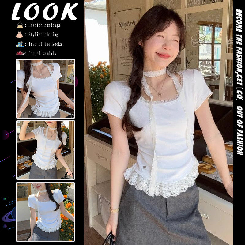Slim-fit, waist-cinching, wide neckline top