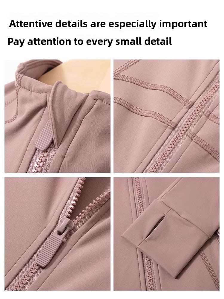Slim-Fit Womens Yoga Sun Protection Jacket