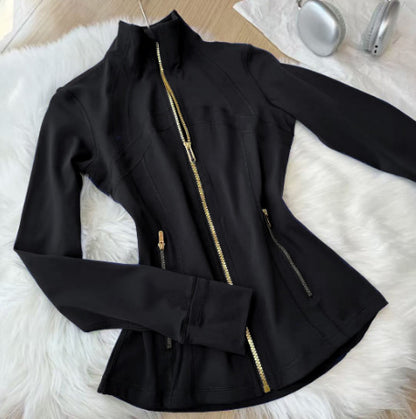Slim-Fit Womens Yoga Sun Protection Jacket