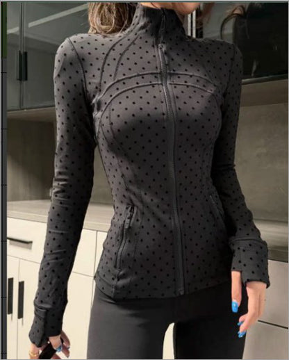 Slim-Fit Womens Yoga Sun Protection Jacket