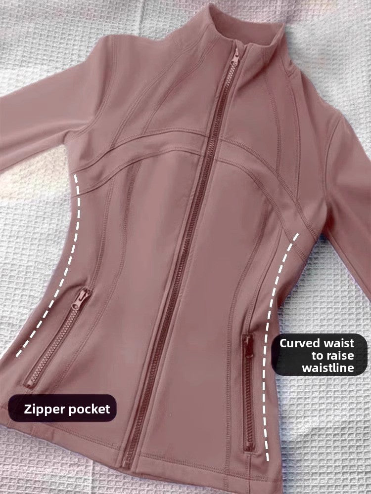 Slim Fit Yoga Sports Top with UPF Protection