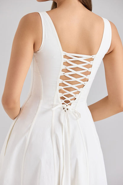 Slim high waist long dress