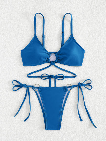 Slim High Waist Women Bikini Swimsuit