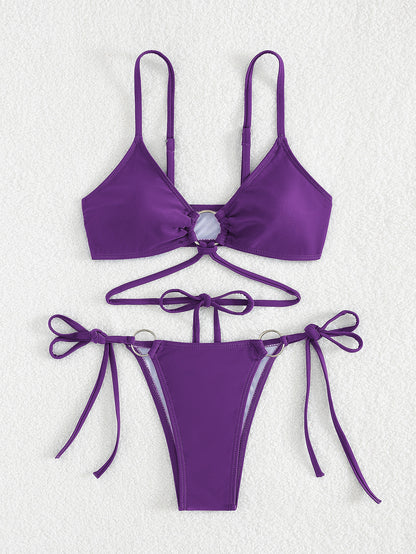 Slim High Waist Women Bikini Swimsuit