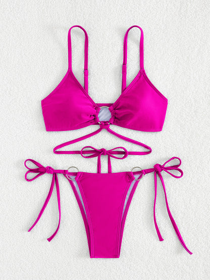 Slim High Waist Women Bikini Swimsuit