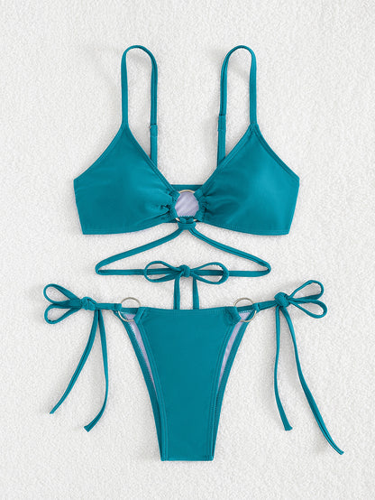 Slim High Waist Women Bikini Swimsuit