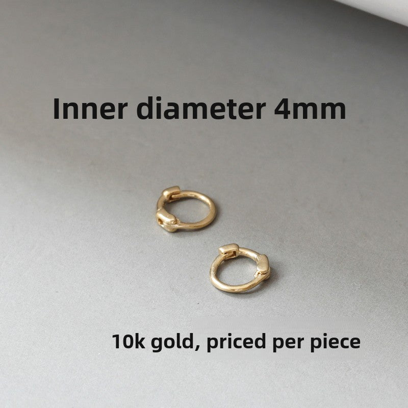 Slim Hoop Gold Earrings