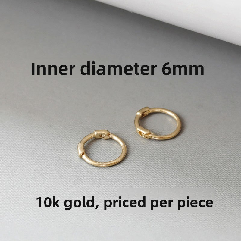 Slim Hoop Gold Earrings
