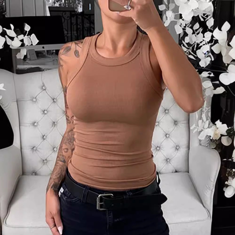 Slim top small vest women