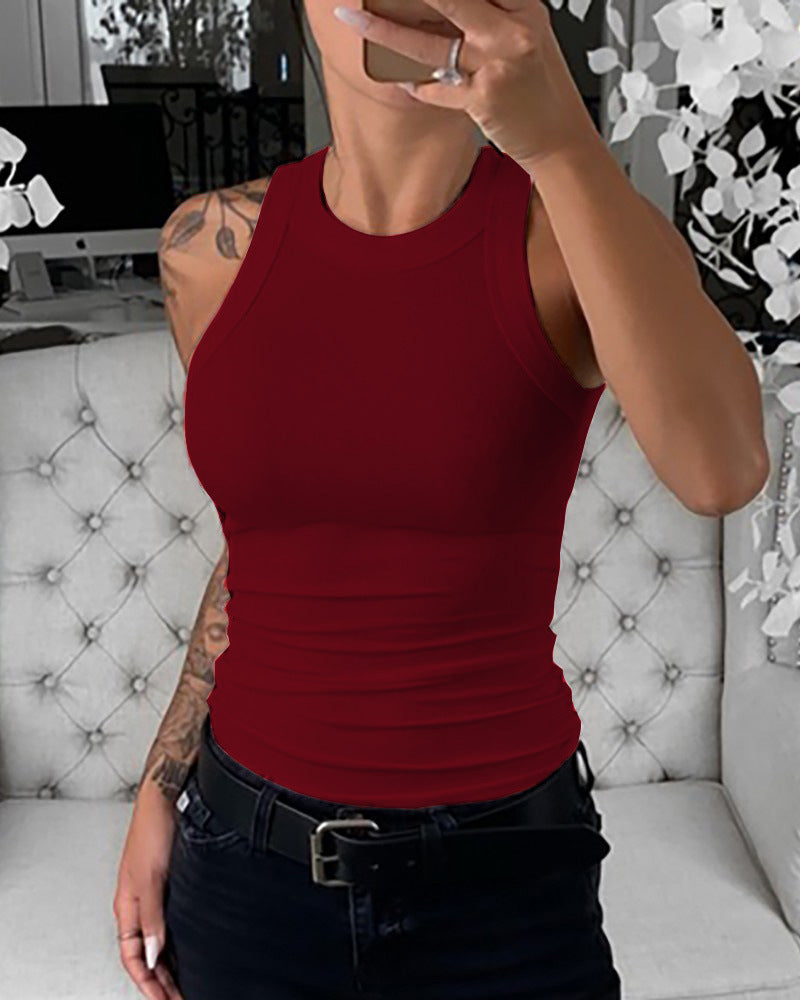 Slim top small vest women