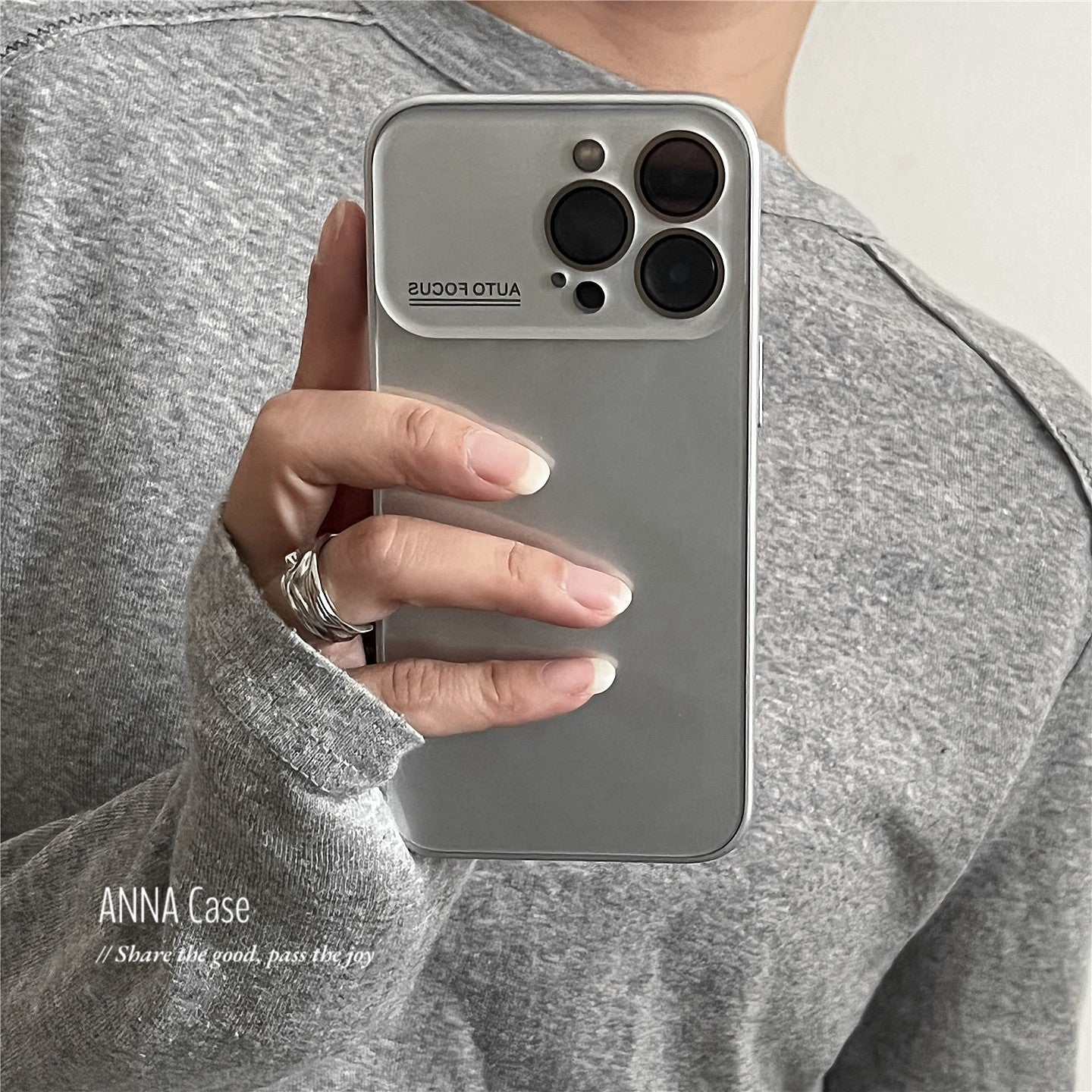 Slim Transparent iPhone Case with Lens Protection