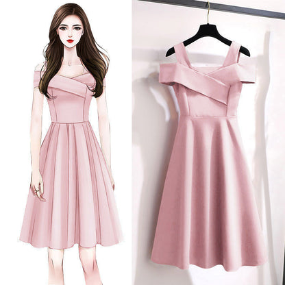 Slimming and waist-shrinking summer dress for children