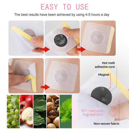 Slimming belly button patches