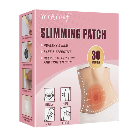 Slimming belly button patches