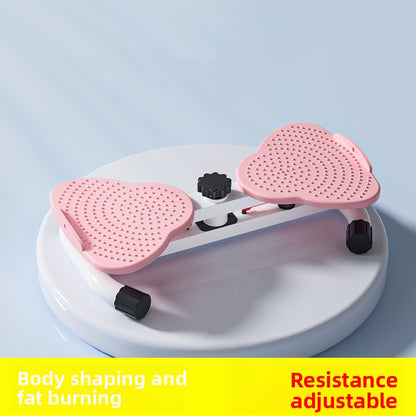 Slimming belt with adjustable pull rope for twisting waist exercise